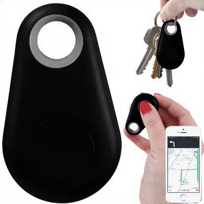 Produktbild von Schlüsselfinder Key Finder Bluetooth Tracker NFC Locator Schlüsselanhänger App Ortung Alarm Schwarz