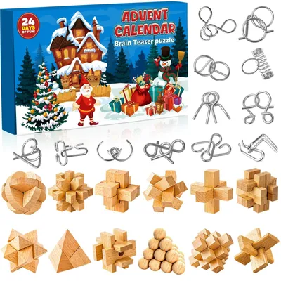 Produktbild von Adventskalender 2026 Knobelspiele Weihnachtskalender für Kinder