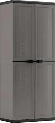 Produktbild von Kunststoffschrank Jolly 68 cm x 166 cm x 39 cm Dunkelgrau,