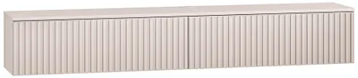 Image de Selsey Caletto - Meuble TV bas, couleur taupe, 180 cm