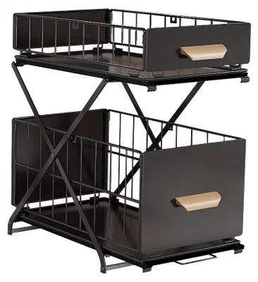 Image de Organisateur de bureau - Rangement de bureau - Étagère de rangement pour bureau - Organisateur de bureau en métal