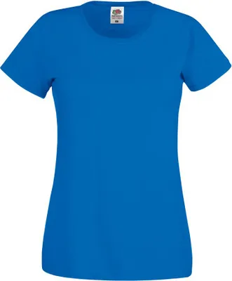 Produktbild von Damen T-Shirt Original-T - Königsblau, S