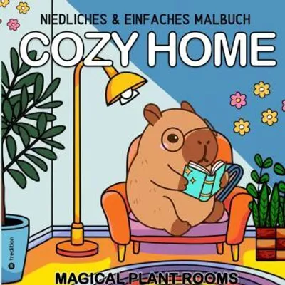 Produktbild von Cozy Malbuch: Cozy Home Einfaches Malbuch Cute & Comfy Haus und Garten