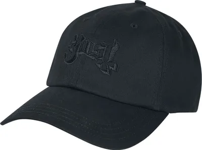 Produktbild von Ghost Cap Herren Logo schwarz Band-Merch, Bands, Geschenke 100% Baumwolle Standard