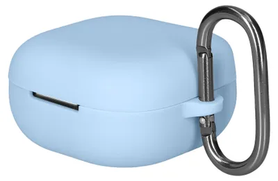 Produktbild von kwmobile Schutzhülle für Anker Soundcore P31i / Soundcore R60iNC Hülle - TPU Silikon Case für Kopfhörer Ladecase - stoßfestes Cover mit Karabiner -