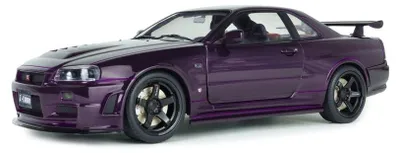 Produktbild von Solido 421186489 Nissan Skyline R34 GT-R Z Tune 1999 lila 1:18