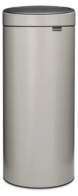 Obrázek produktu pro Koš na odpadky Brabantia Touch Bin New 1010459, 30 l, tiché a plynulé zavírání, světle šedá