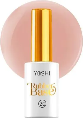 Produktbild von Yoshi | Gummi basis - Verschönernde Grundierung Für Hybridlacke - Rubber Base No 20 - Beige - 10ml - Selbstglättend