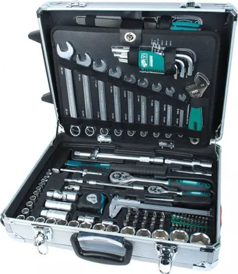 Produktbild von Brüder Mannesmann Werkzeug-Set 29077, 159 Teile