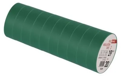 Obrázek produktu pro Izolační páska PVC 19mm / 20m zelená