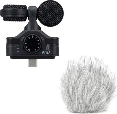 Image de Zoom AM7 Microphone pour appareils USB-C avec bonnette anti-vent
