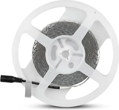 Immagine prodotto di V-TAC PRO VT-5-120 striscia led chip samsung SMD2835 strip 12W/m 120led/mt 12V 5m bianco naturale 4000K IP20 IP20 - SKU 21324