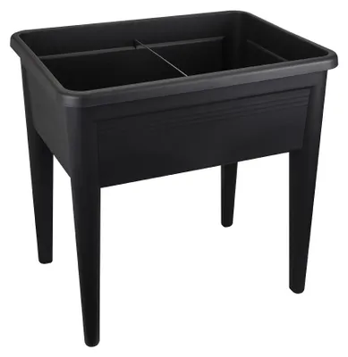 Obrázek produktu pro elho green basics grow table super xxl, Stolní květináč, Volně stojící, Polypropylen (PP), Černá, Obdélník, Venkovní