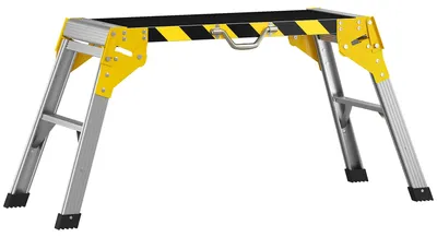 Produktbild von Faltbare Werkbank aus Aluminium - Rutschfest - 110 x 32 x 50 cm - Schwarz