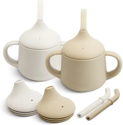 Productafbeelding van Solidchoice - Baby Drinkbeker met Handvat en Rietje 120ml