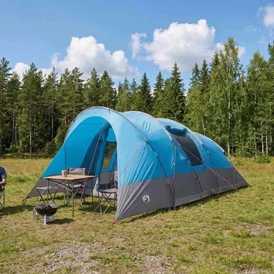 Produktbild von Möbel Tunnelzelt Blau 560 x 395 x 212 cm - Campingzelte CC2092