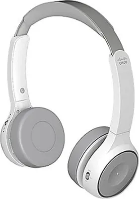Produktbild von Cisco 730 Cuffie Wireless Bluetooth Over-Ear Noise Cancelling Platino e Bianco