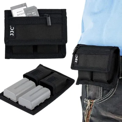 Immagine prodotto di Custodia per schede di memoria per schede SD XQD Micro SD con custodia per batteria della fotocamera