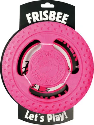 Obrázek produktu pro Hračka pro psy Kiwi Walker frisbee létací a plovací z TPR pěny 22 cm růžová