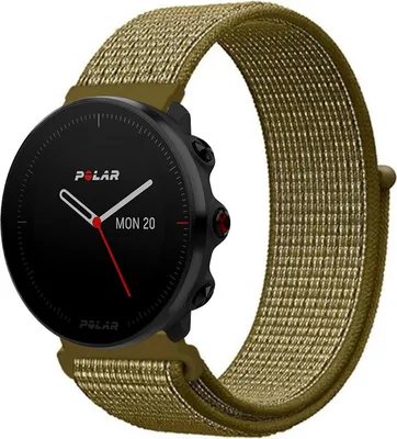 Produktbild von Strap-it Polar Vantage M Nylon Armband (Oliv)