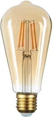 Produktbild von Ampulle LED E27 Glühfaden 6W ST64 Edison - Blanc Chaud 2300K - 3500K