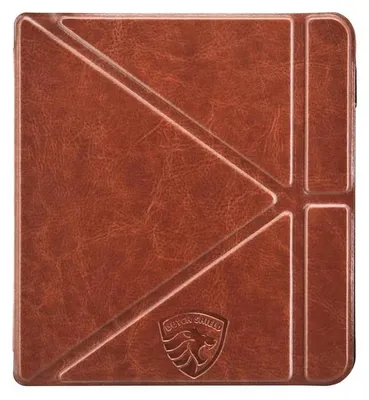 Produktbild von Dutch Shield - Origami Case Hülle für das Tolino Vision Color Ebook - Klapphülle Ereader Schutzhülle Cover Braun