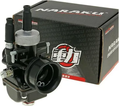 Produktbild von Vergaser Racing NARAKU Black Edition 19mm kompatibel für YAMAHA Aerox, MBK Nitro