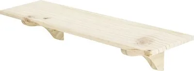Produktbild von Dolle Regalboden-Set Pur 60 x 18 cm, 16 mm, leimholz