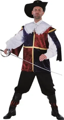 Produktbild von M213259-M-A Herren Musketier Kostüm Gr.M