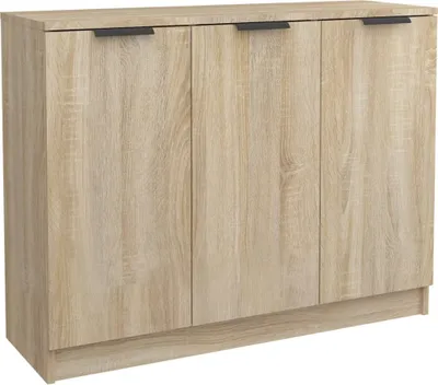 Produktbild von vidaXL Príborník Sonoma Dub 90,5x30x70 cm odvodený výrobok z dreva