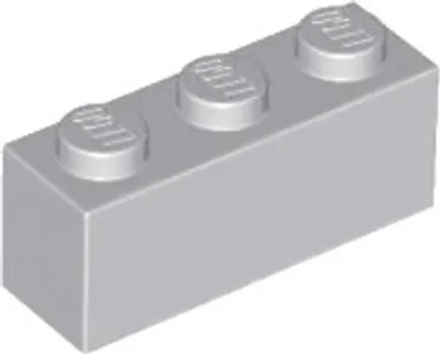 Produktbild von 50 Stück Lego, Teile Nr. 3622 in Hellgrau (Light Bluish Gray)