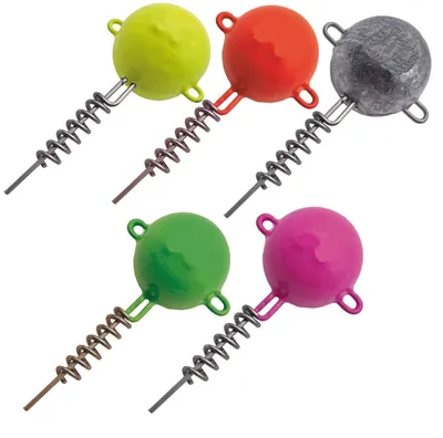 Produktbild von Predax Schraubkopf - Schraubköpfe für Gummiköder, Gewicht / Farbe:50g / UV Orange