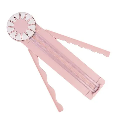 Produktbild von 12-in-1 Papierschneider, Schneidemaschine mit Schnittlinienführung & Seitenlineal, für Bastelpapier, Postkarte, Scrapbook, A4 & A5