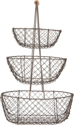 Zdjęcie produktu dla Clayre & Eef Koszyk do przechowywania 30x22x50 cm Czarny Metal