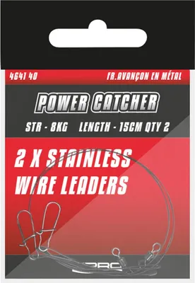 Produktbild von Spro Power Catcher Wire Leader 8kg 30cm - Stahlvorfach
