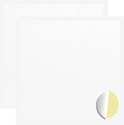 Produktbild von Sticker 2 pcs Weiß Ø 20 x 0,5 mm Papier