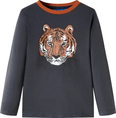 Produktbild von Kinder-Langarmshirt - Gute Qualität - Anthracite 92 - Langarmshirts MM254