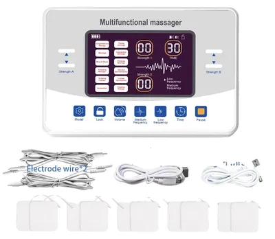 Obrázok produktu pre Elektrický stimulátor svalov, 15 režimov stimulácie, 4 výstupné kanály, R-406-NB