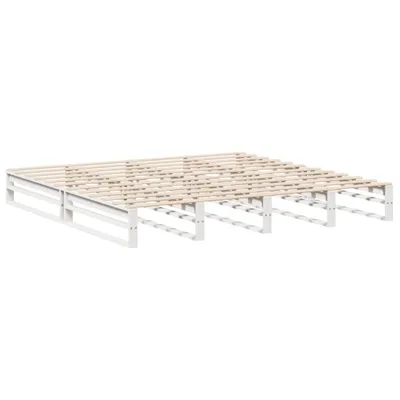 Immagine prodotto di Letto senza Materasso Bianco 180x200 cm Legno Massello di Pino