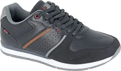 Produktbild von R21 - Herren Sneaker, Kontrast Detail DF2377 (40,5 EU) (Schwarz)