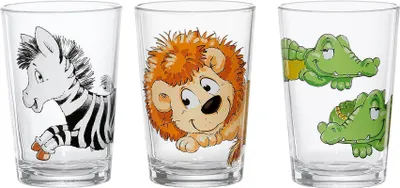 Produktbild von Sada 3 pohárov na pitie "Happy Zoo