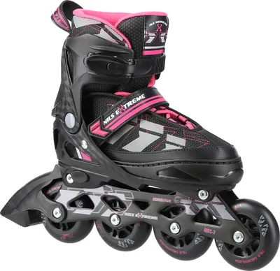 Produktbild von Na11002 Schwarz/Rosa Grösse M (35-38) Nils Extreme Rollschuhe