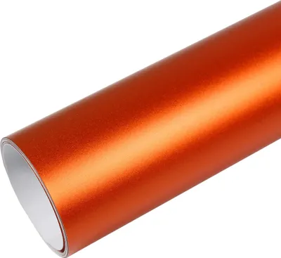 Produktbild von (16,45€/m²) Rapid Teck® Premium Autofolie Chrom Matt Orange