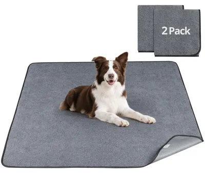 Productafbeelding van Wasbare Hondenplasmat, 122 x 122 cm, Set van 2