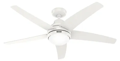 Obrázek produktu pro Stropní ventilátor s osvětlením a dálkovým ovládáním Bernard White 132 cm