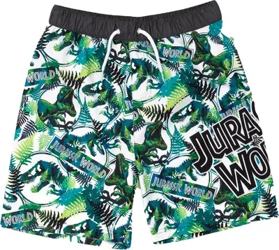 Produktbild von Jurassic World - Badeshorts für Jungen NS7048 (116) (Grün/Schwarz/Weiß)