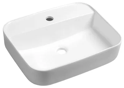 Produktbild von Sapho GARDA Keramik-Waschtisch 50x40 cm, zum Aufsetzen, Weiß