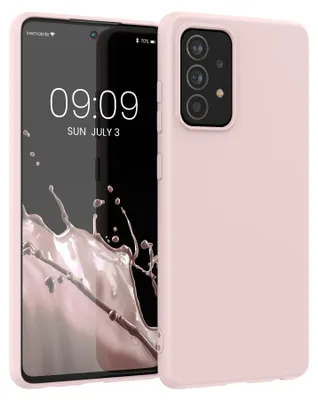 Produktbild von kwmobile Handyhülle für Samsung Galaxy A52 / A52 5G / A52s 5G Hülle - TPU Case - Kabelloses Laden - Schutzhülle Cover in Coconut Swirl