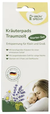 Produktbild von GRÜNSPECHT Kräuterpads Traumzeit, beruhigender Kräuterduft