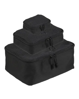 Obrázek produktu pro 3dílná sada síťovaných tašek černá